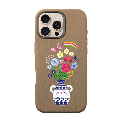 PARTERRE-iPhone 16 Pro Max Leather Premium Kılıf MagSafe Özellikli
