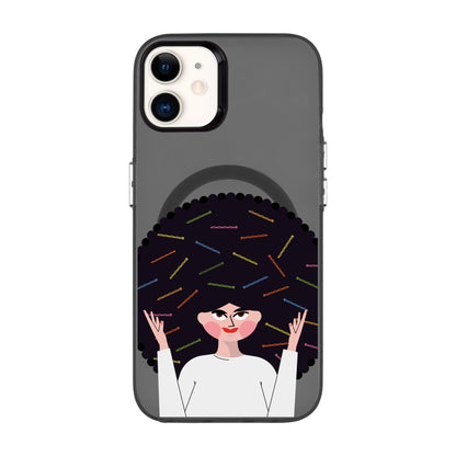TANGLES OF HAPPINESS-iPhone 12 Hold Kılıf MagSafe Özellikli
