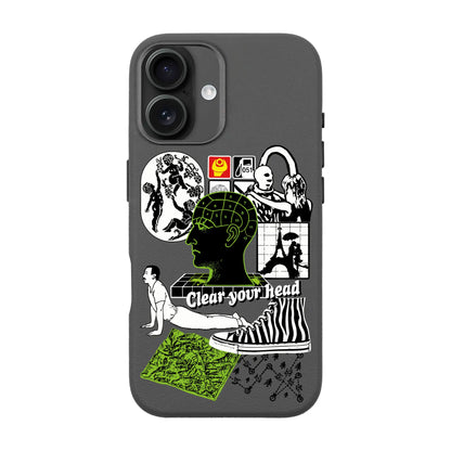 CLEAR YOUR HEAD-iPhone 16 Plus Leather Premium Kılıf MagSafe Özellikli