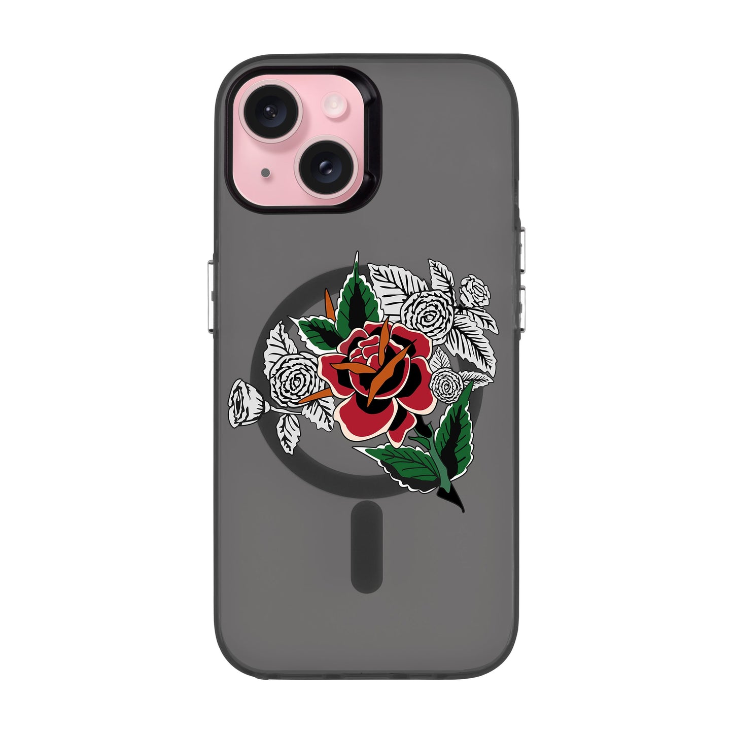 DRY ROSE-iPhone 15 Hold Kılıf MagSafe Özellikli