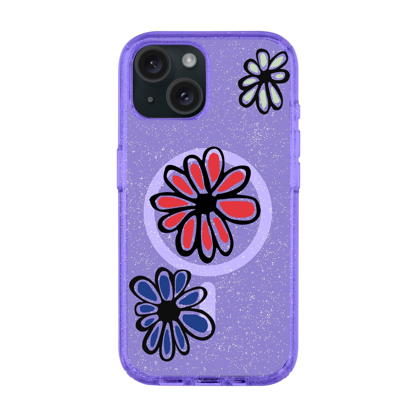FLORIST-iPhone 15 Shiny Kılıf MagSafe Özellikli
