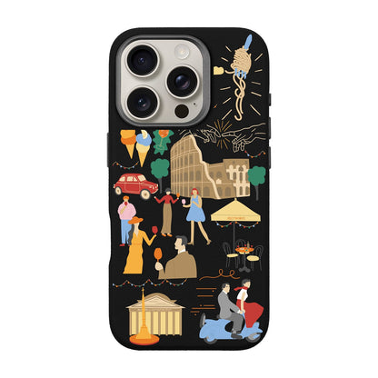 ROMA-iPhone 16 Pro Leather Premium Kılıf MagSafe Özellikli