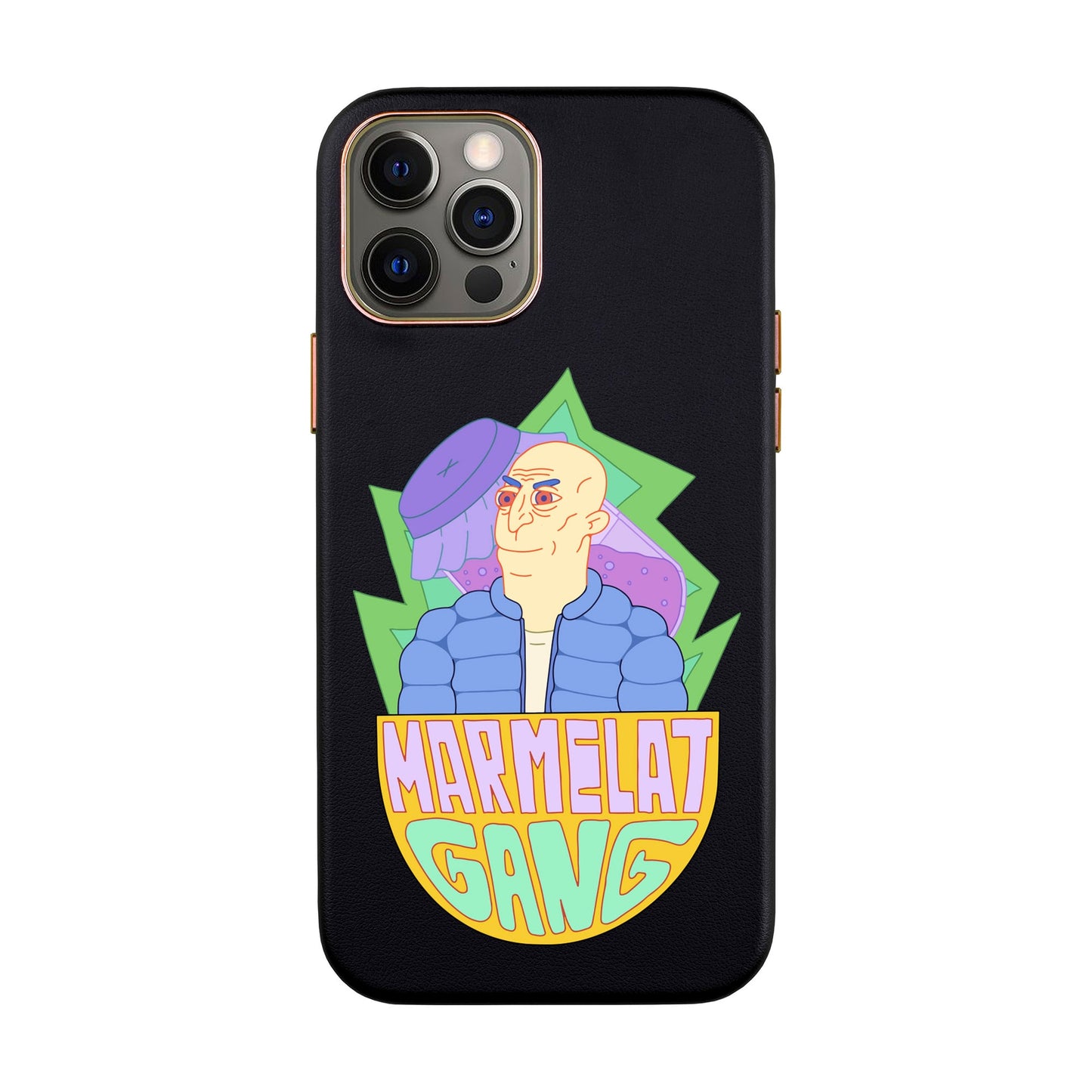 MARMELAT GANG-iPhone 11 Pro Max Leather Kılıf
