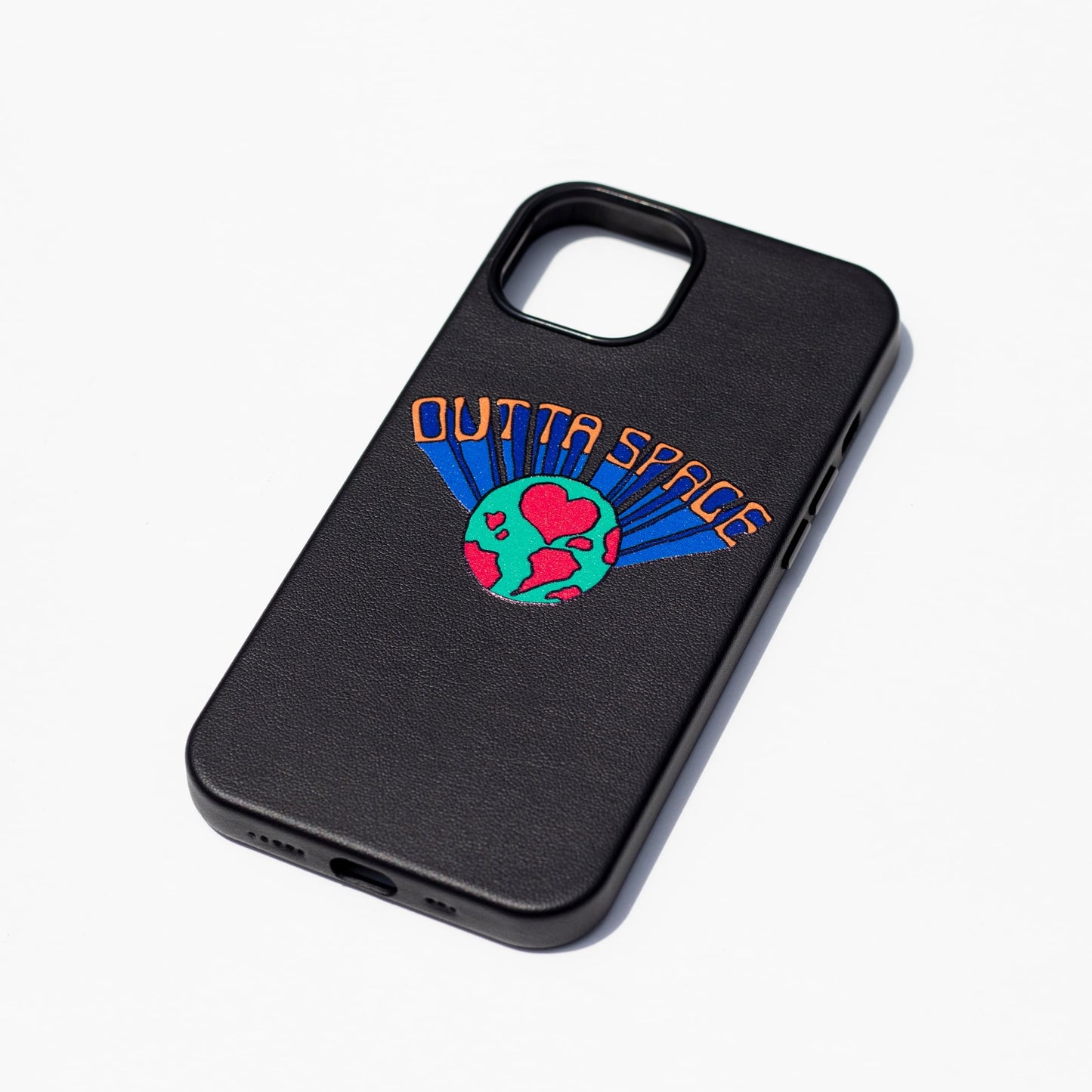 SPACE-iPhone 14 Leather Kılıf