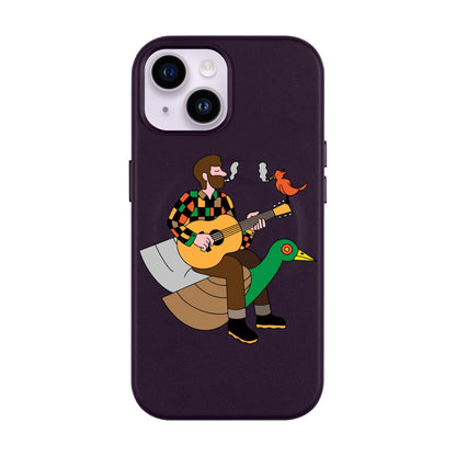 BIRDS OF A FEATHER-Leather Kılıf MagSafe Özellikli - iPhone 13