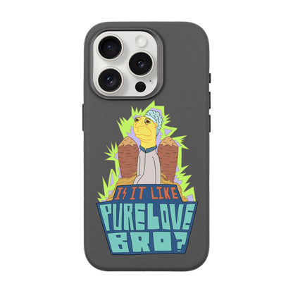 PURE LOVE-iPhone 15 Pro Leather Premium Kılıf MagSafe Özellikli