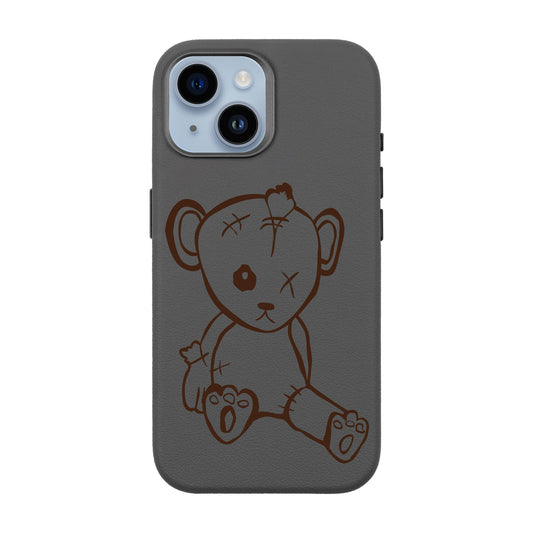 BABY BEAR-iPhone 14 Leather Premium Kılıf MagSafe Özellikli
