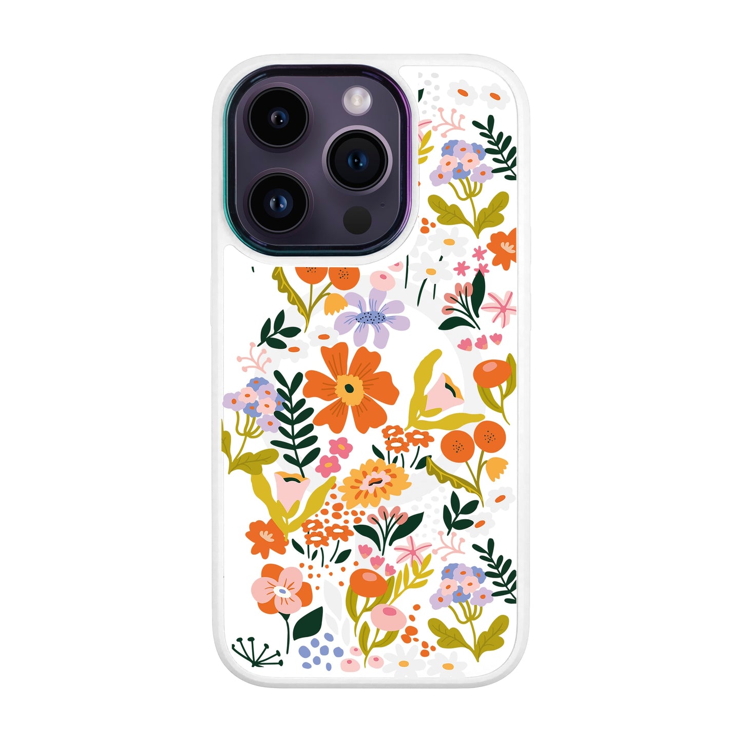 FLOWER-iPhone 13 Pro Vigor Kılıf MagSafe Özellikli