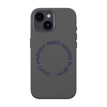GROW-iPhone 14 Leather Premium Kılıf MagSafe Özellikli