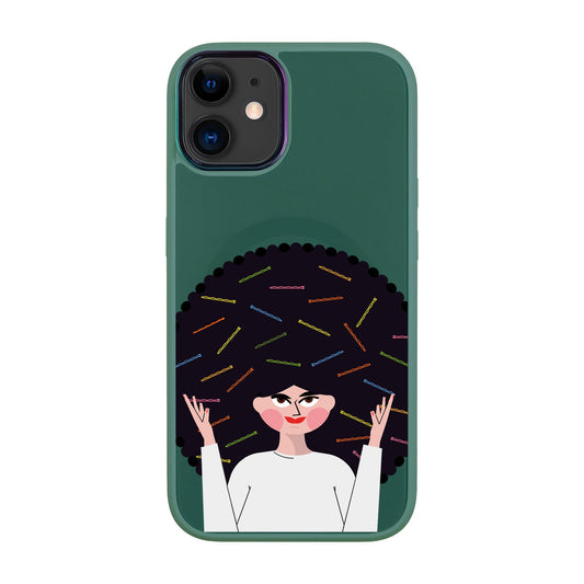 TANGLES OF HAPPINESS-iPhone 12 Vigor Kılıf MagSafe Özellikli