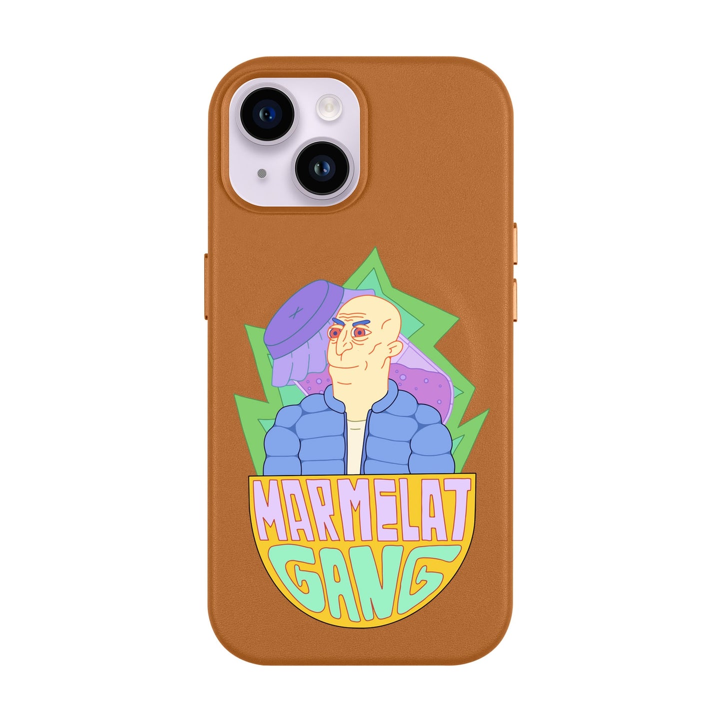 MARMELAT GANG-Leather Kılıf MagSafe Özellikli - iPhone 13