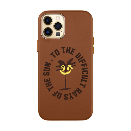 PALM-iPhone Xs Max Leather Kılıf