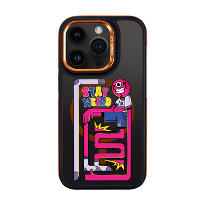 OG TOOTHY-Dark Kılıf MagSafe Özellikli - iPhone 14 Pro