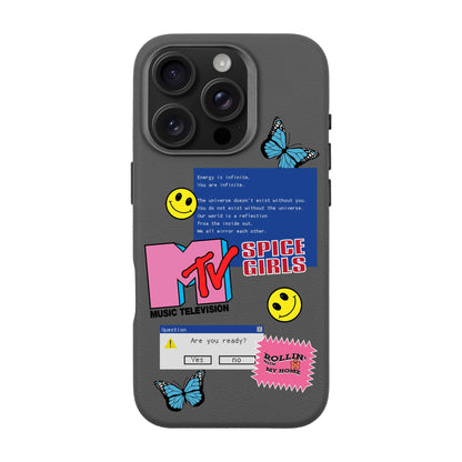 ARE YOU READY-iPhone 16 Pro Leather Premium Kılıf MagSafe Özellikli