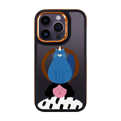 NAUGHTY CAT-iPhone 14 Pro Dark Kılıf MagSafe Özellikli