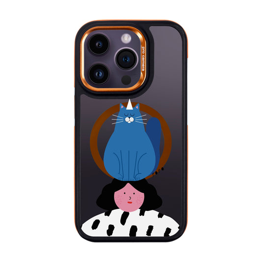 NAUGHTY CAT-iPhone 14 Pro Dark Kılıf MagSafe Özellikli