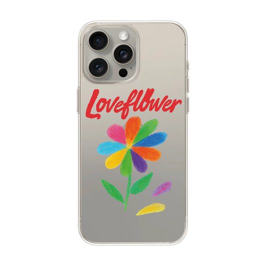 LOVE FLOWER-iPhone 15 Pro Max Solid Kılıf
