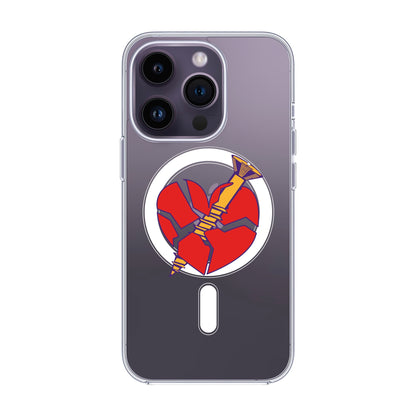 BROKEN HEART-Solid Kılıf MagSafe Özellikli - iPhone 14 Pro