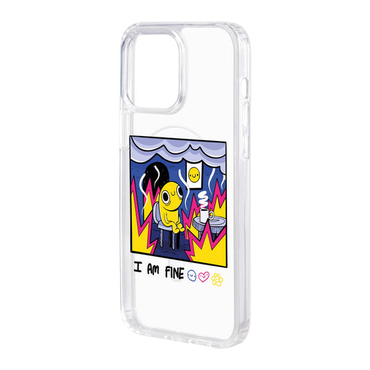 I AM FINE-iPhone 15 Pro Max Solid Kılıf MagSafe Özellikli