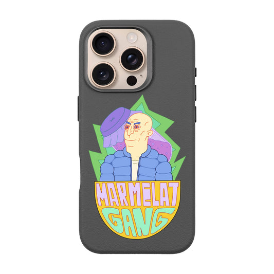 MARMELAT GANG-iPhone 16 Pro Leather Premium Kılıf MagSafe Özellikli