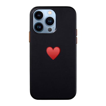 SPREAD HEART-iPhone 13 Pro Max Leather Kılıf
