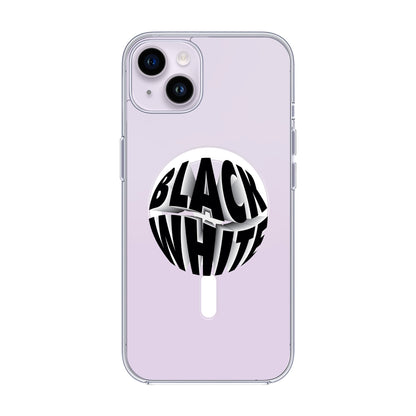 BLACK WHITE-iPhone 11 Pro Max Solid Kılıf MagSafe Özellikli