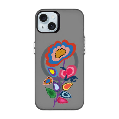 KNITTED FLOWER-iPhone 15 Plus Hold Kılıf MagSafe Özellikli