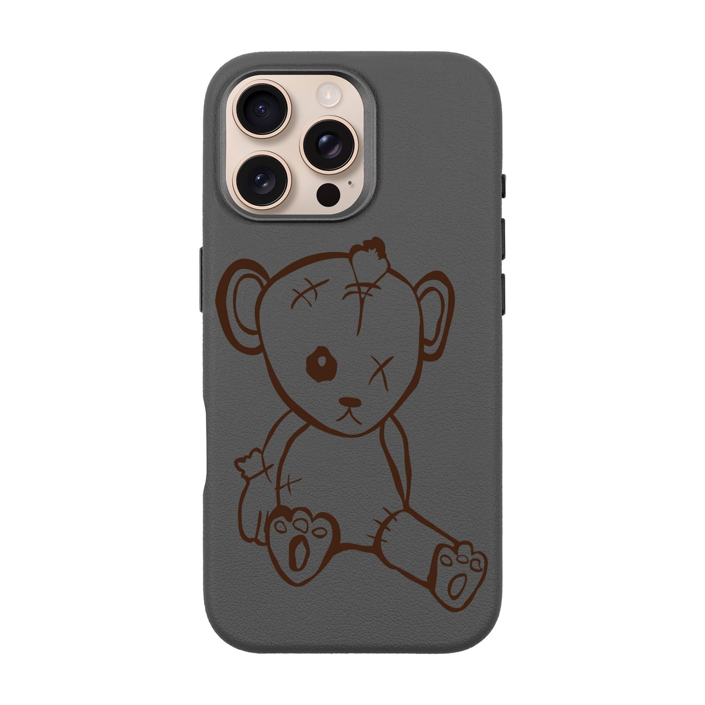 BABY BEAR-iPhone 16 Pro Max Leather Premium Kılıf MagSafe Özellikli