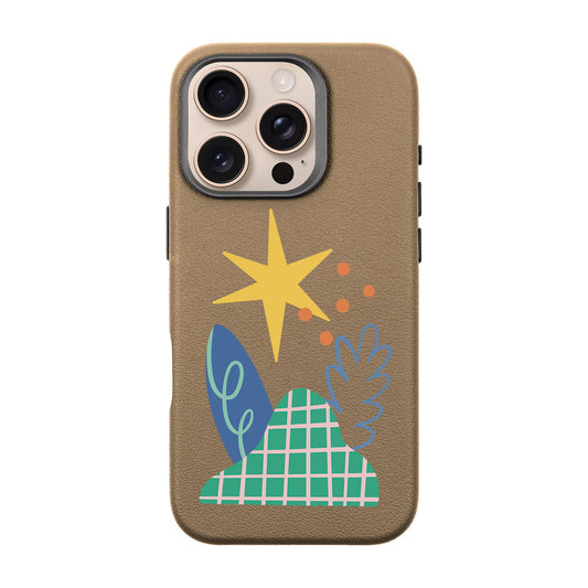 LITTLE NATURE-iPhone 16 Pro Leather Premium Kılıf MagSafe Özellikli