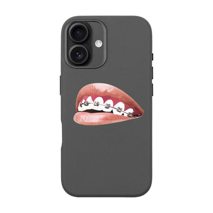 ORTHODONTIST-iPhone 16 Plus Leather Premium Kılıf MagSafe Özellikli