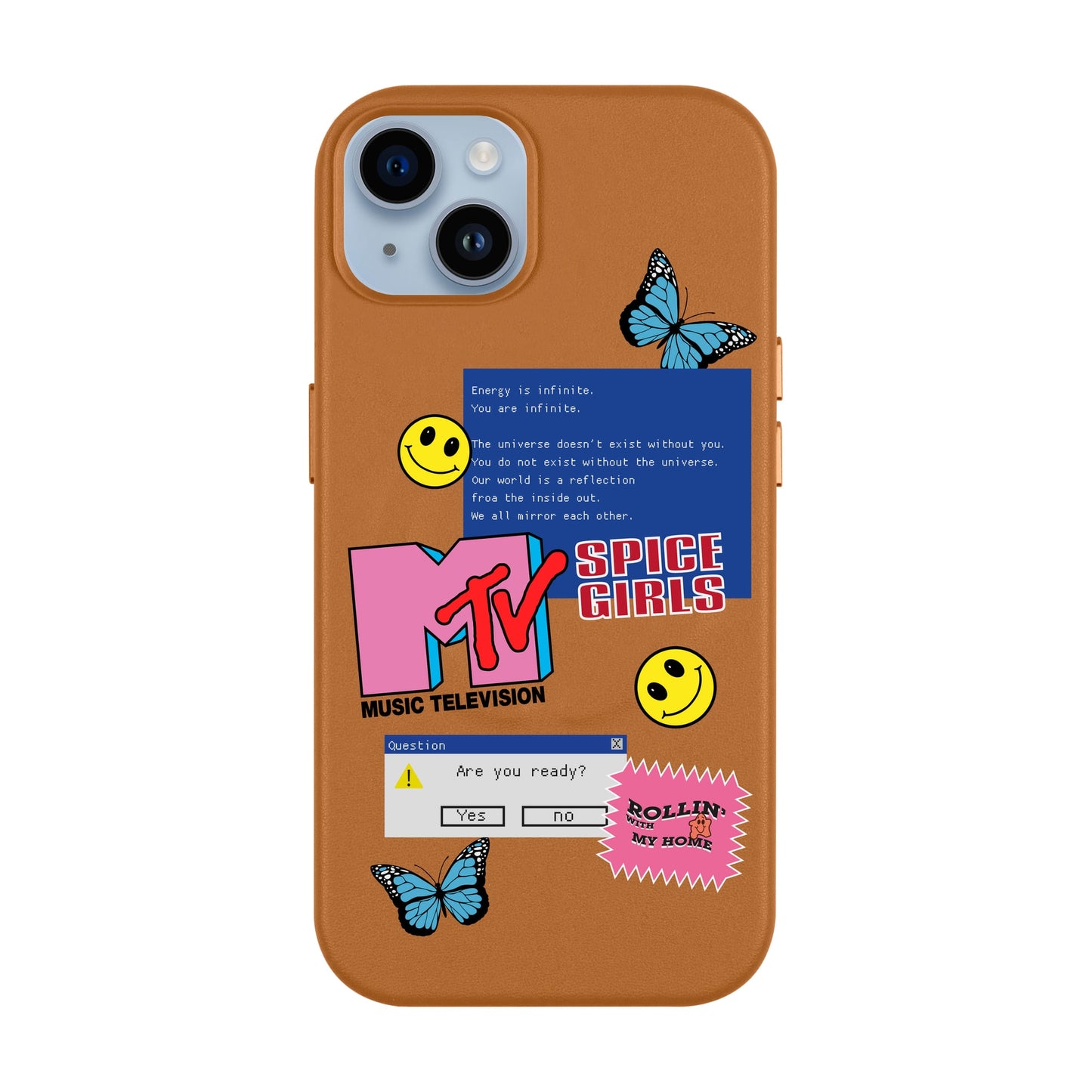 ARE YOU READY-iPhone 14 Plus Leather Kılıf MagSafe Özellikli