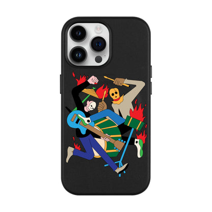 MONSTER MASH-iPhone 14 Pro Max Leather Kılıf MagSafe Özellikli