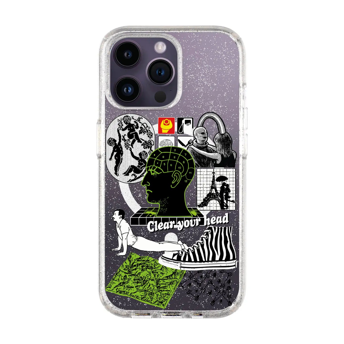 CLEAR YOUR HEAD-iPhone 14 Pro Max Shiny Kılıf MagSafe Özellikli