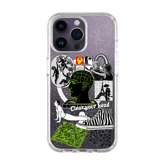 CLEAR YOUR HEAD-iPhone 14 Pro Max Shiny Kılıf MagSafe Özellikli