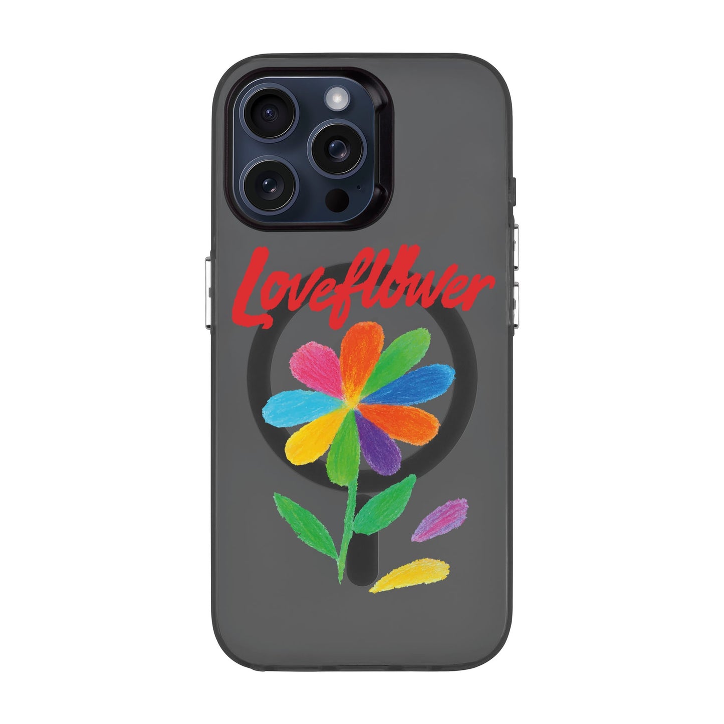 LOVE FLOWER-iPhone 15 Pro Max Hold Kılıf MagSafe Özellikli