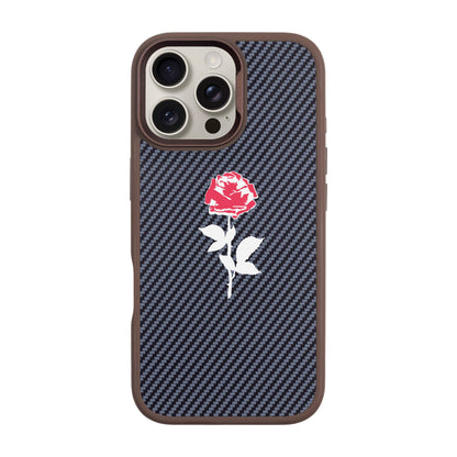 NATUREL ROSE-iPhone 16 Pro Max Plaid Kılıf MagSafe Özellikli