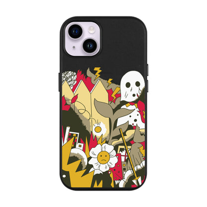 EVERYTHING IS BURNING-iPhone 14 Plus Leather Kılıf MagSafe Özellikli