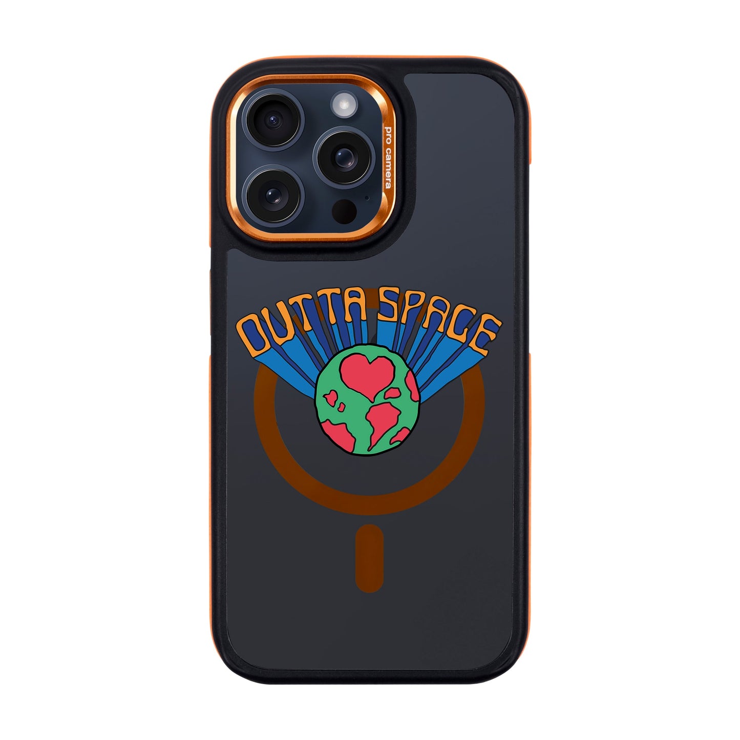 OUTTA SPACE-iPhone 15 Pro Max Dark Kılıf MagSafe Özellikli