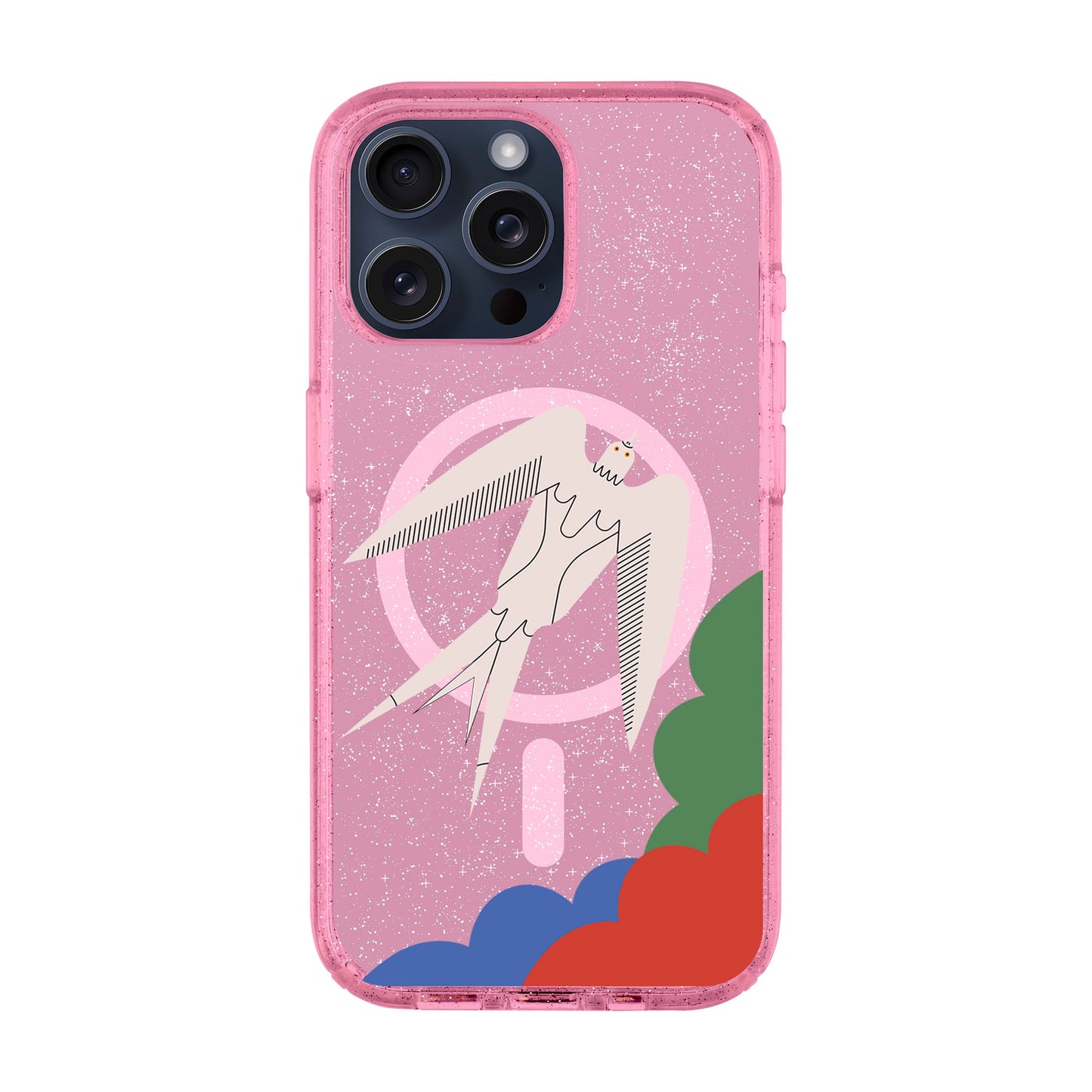 L’OISEAU LIBRE-iPhone 15 Pro Max Shiny Kılıf MagSafe Özellikli