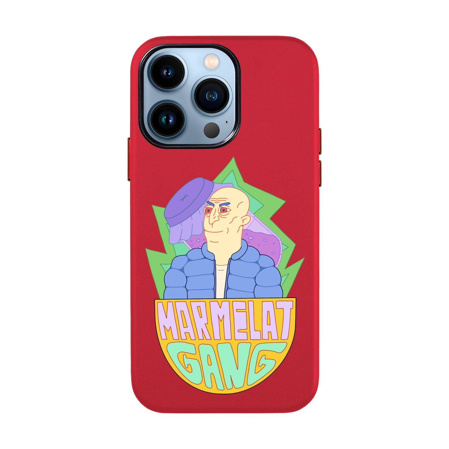 MARMELAT GANG-iPhone 13 Pro Leather Kılıf