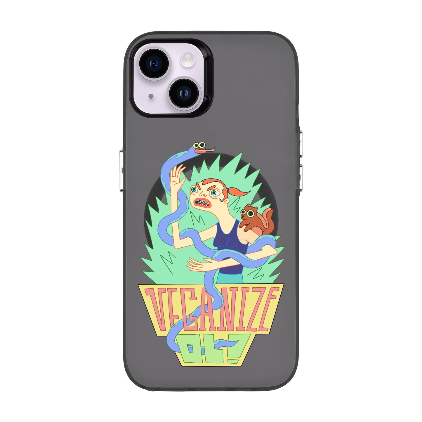VEGANİZE-iPhone 15 Plus Hold Kılıf MagSafe Özellikli