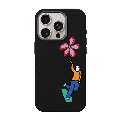 SKATEBOARDER-iPhone 16 Pro Leather Premium Kılıf MagSafe Özellikli