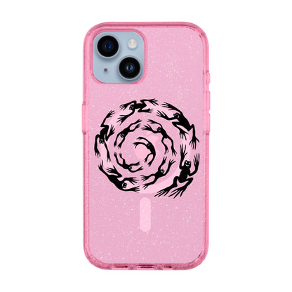 SWIRLING FROGS-Shiny Kılıf MagSafe Özellikli - iPhone 13