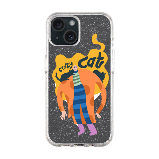 CRAZY CAT-iPhone 14 Plus Shiny Kılıf MagSafe Özellikli