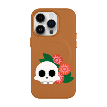 MEMENTO BLOOM-Leather Kılıf MagSafe Özellikli - iPhone 14 Pro