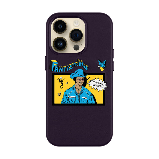 FANTASTIC MAN-iPhone 14 Pro Max Leather Kılıf MagSafe Özellikli