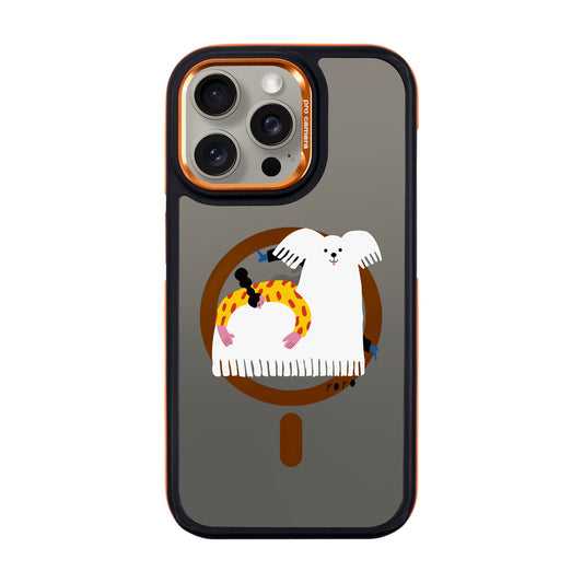 FANCY DOG-iPhone 15 Pro Max Dark Kılıf MagSafe Özellikli