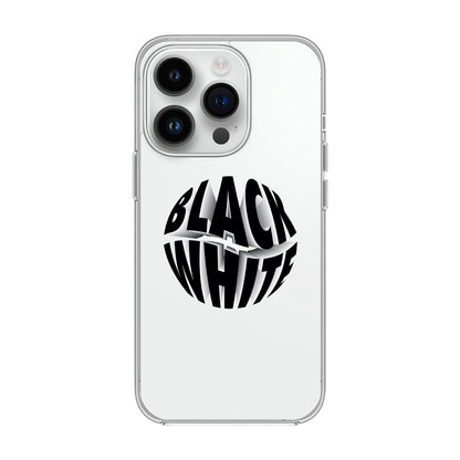 BLACK WHITE-iPhone 14 Pro Solid Kılıf