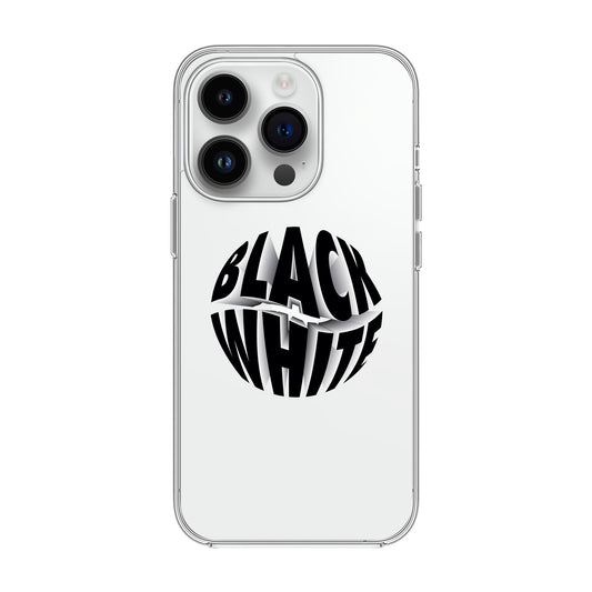 BLACK WHITE-iPhone 14 Pro Solid Kılıf
