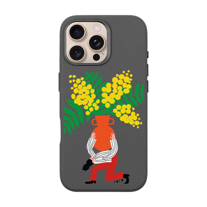 VASE-iPhone 16 Pro Max Leather Premium Kılıf MagSafe Özellikli